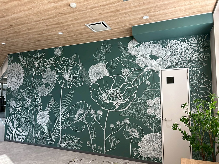 京都　看板屋　アクリルサイン　チョーク　アート